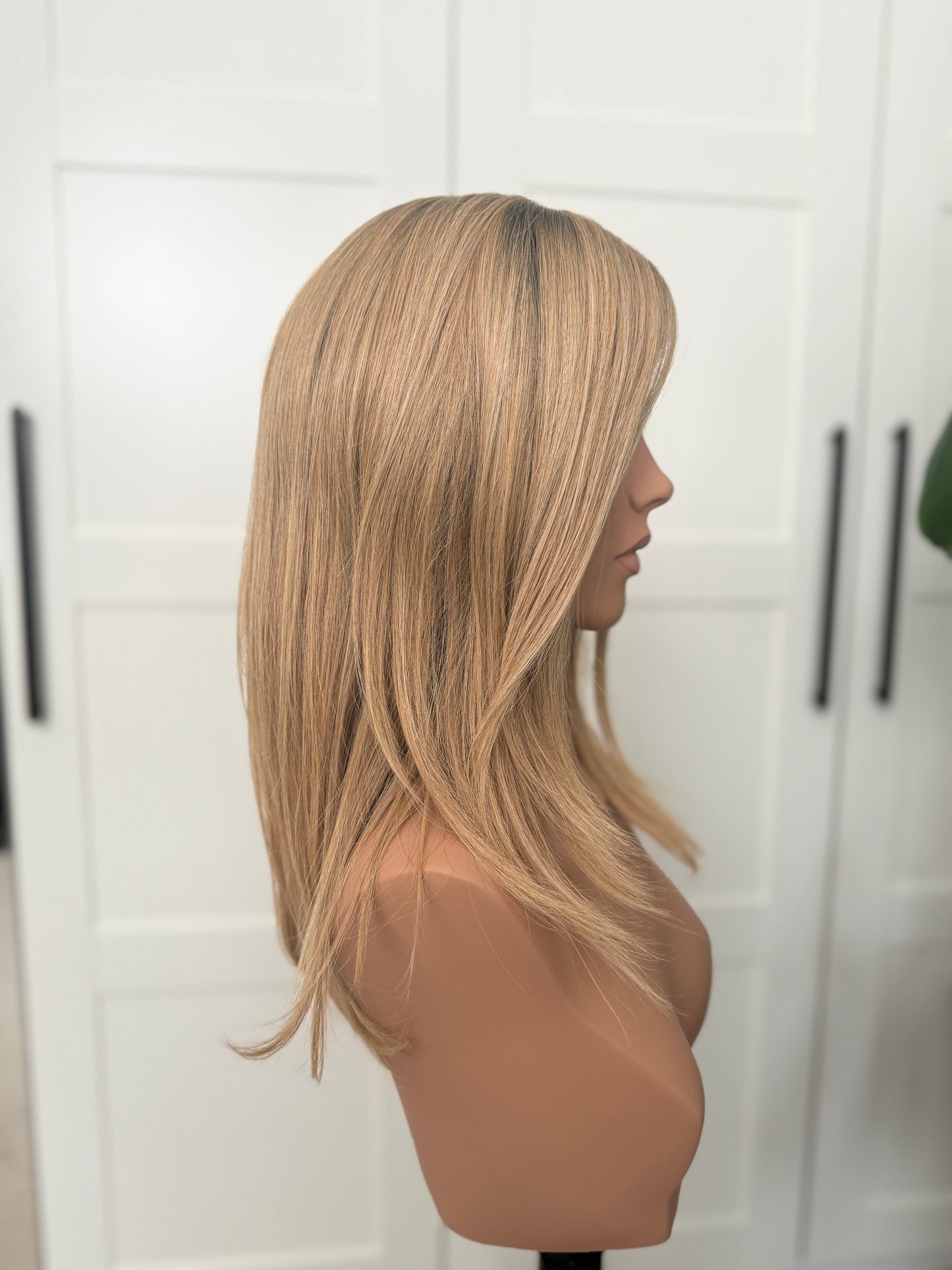 Ronnie Hand Tied Indian Human Hair Wig 17" long