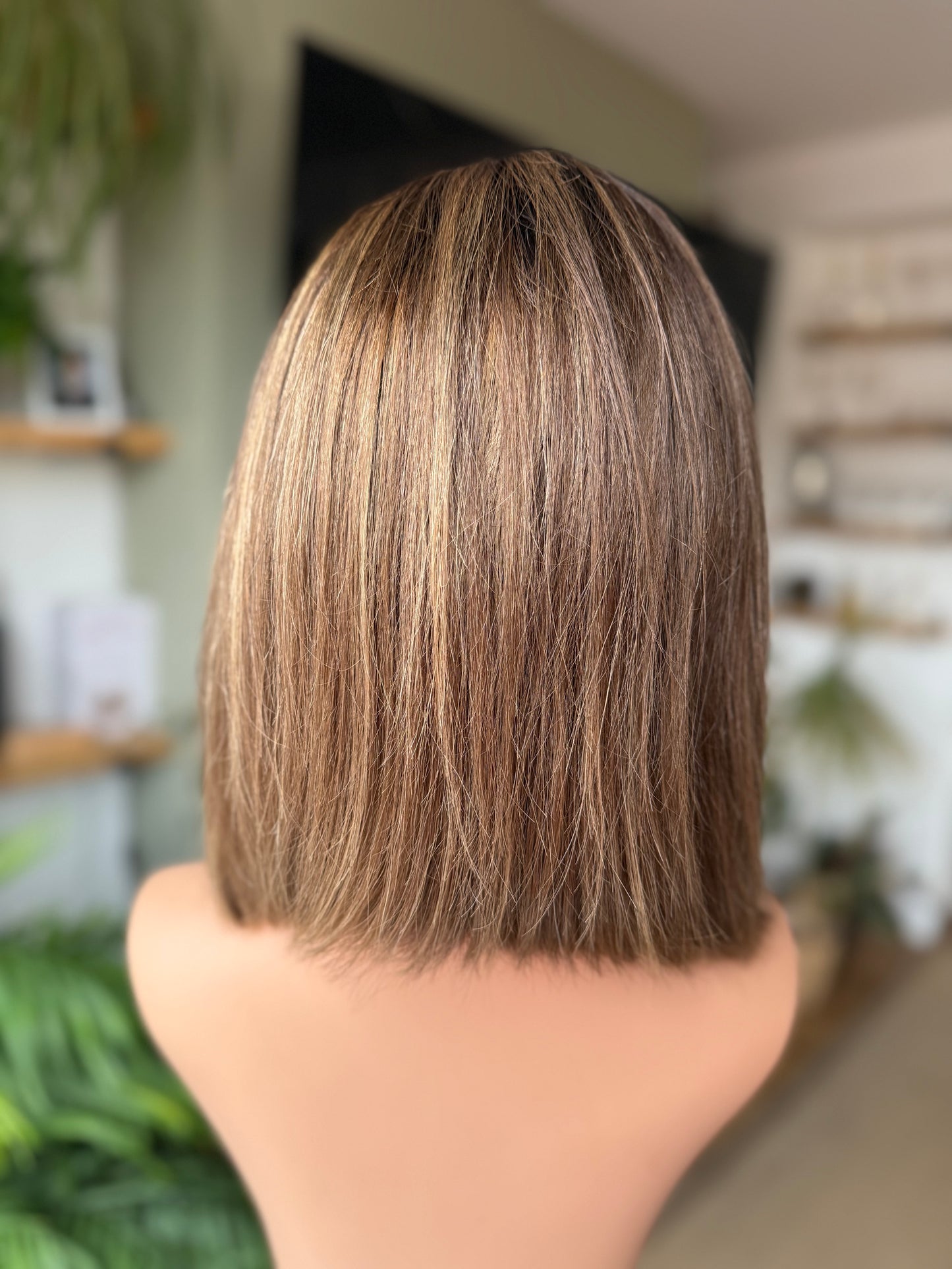 Bobby 10” BOB Cut Full Lace Lace Top Wig (Small)