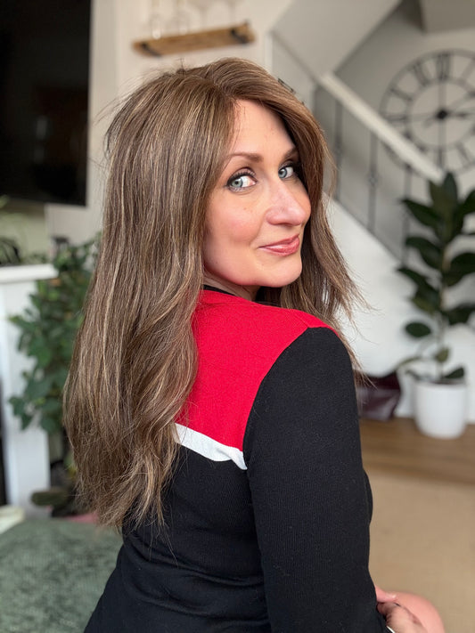 Heather 100% Remy Hand-Tied Lace Wig with Silicone