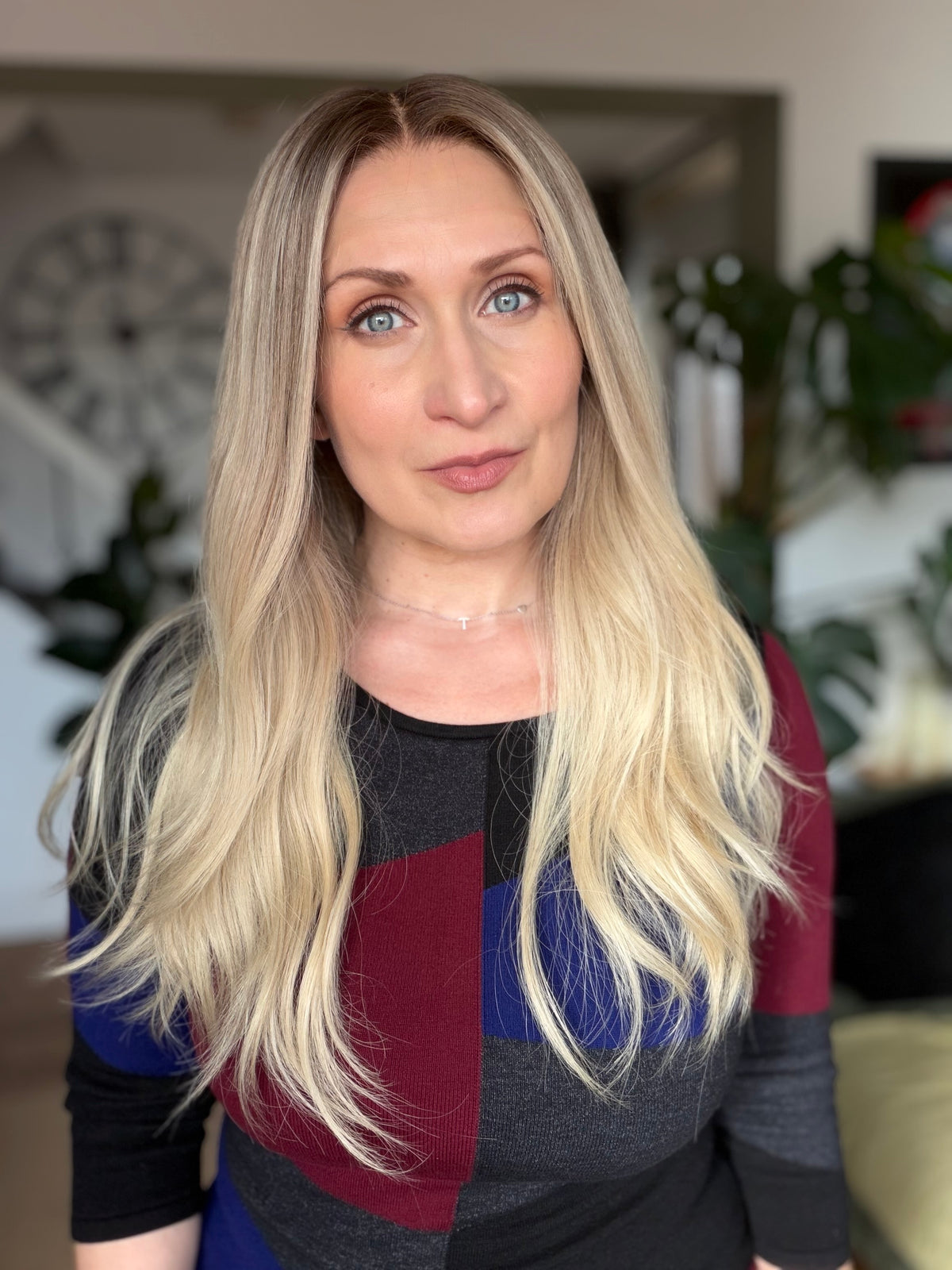 Camila Hand tied Glueless Lace Top Wig 20" Long (Small)