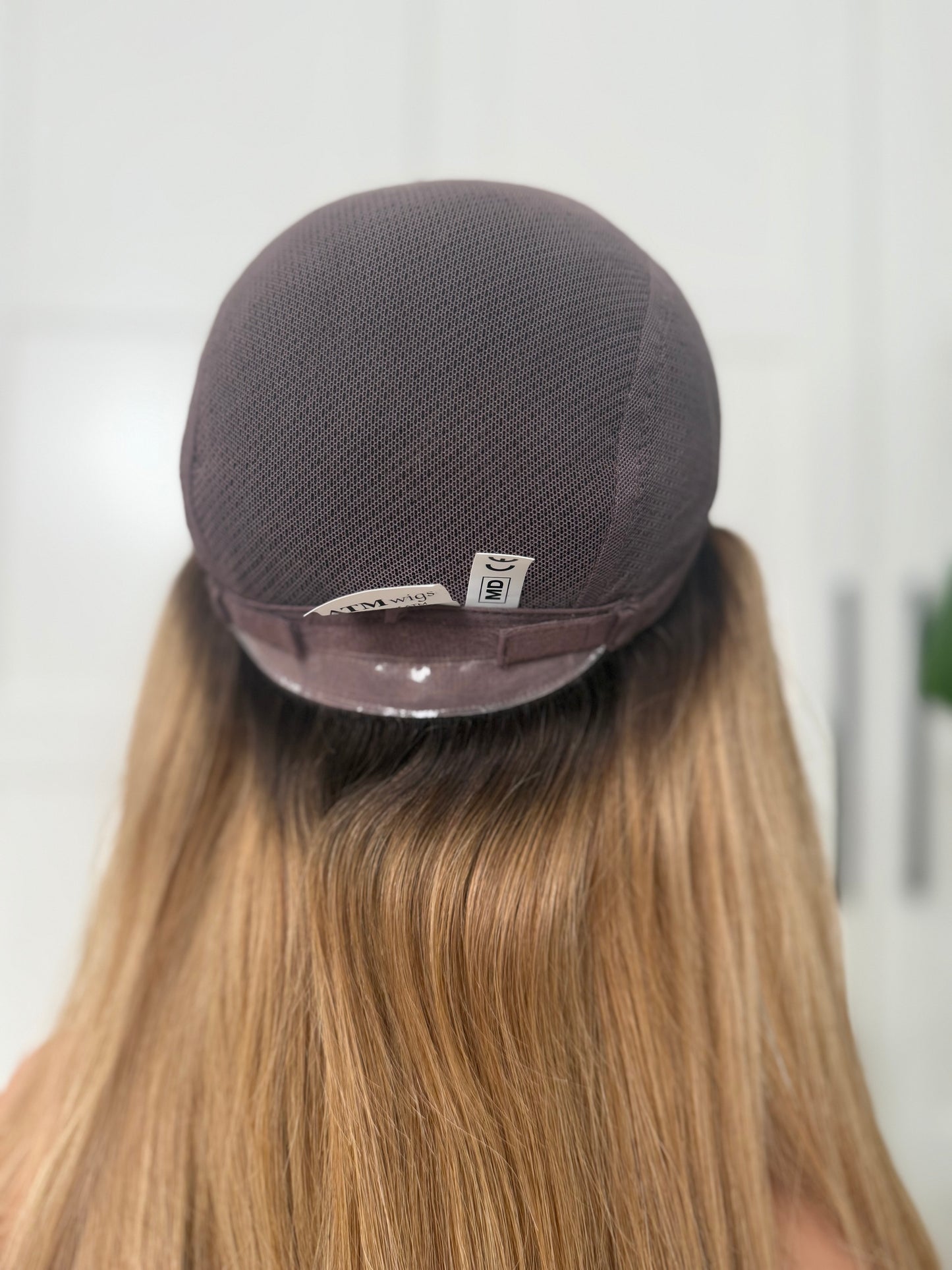 Ronnie Hand Tied Indian Human Hair Wig 17" long