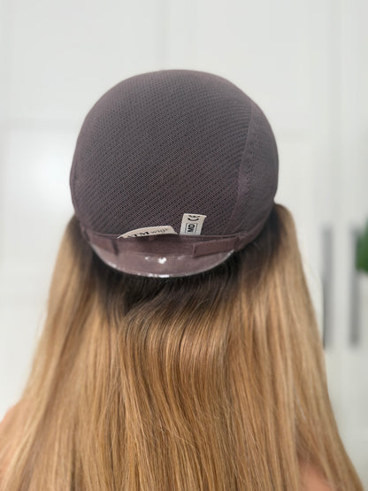 Ronnie Hand Tied Indian Human Hair Wig 17" long