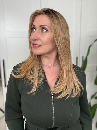 Ronnie Hand Tied Indian Human Hair Wig 17" long