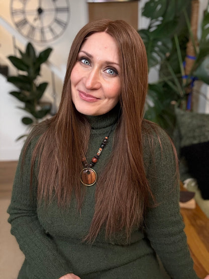 Sienna HD Lace Front 100% Hand Tied Virgin Human Hair 18" Long (S)