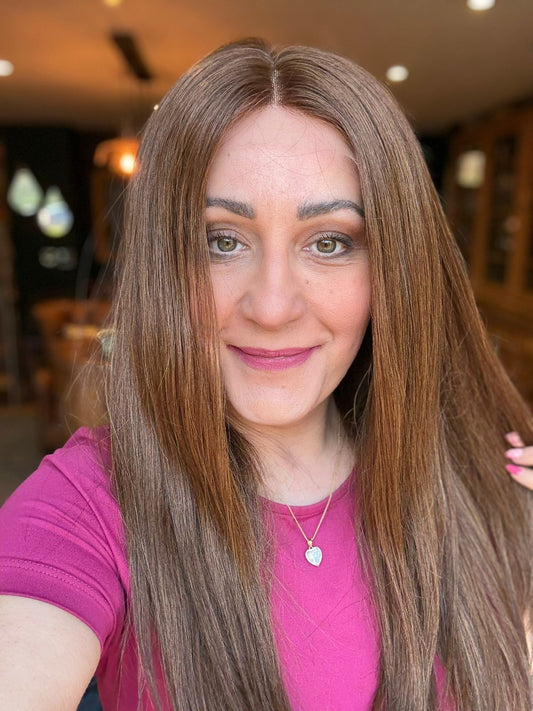 Sienna HD Lace Front 100% Hand Tied Virgin Human Hair 20" Long (S)