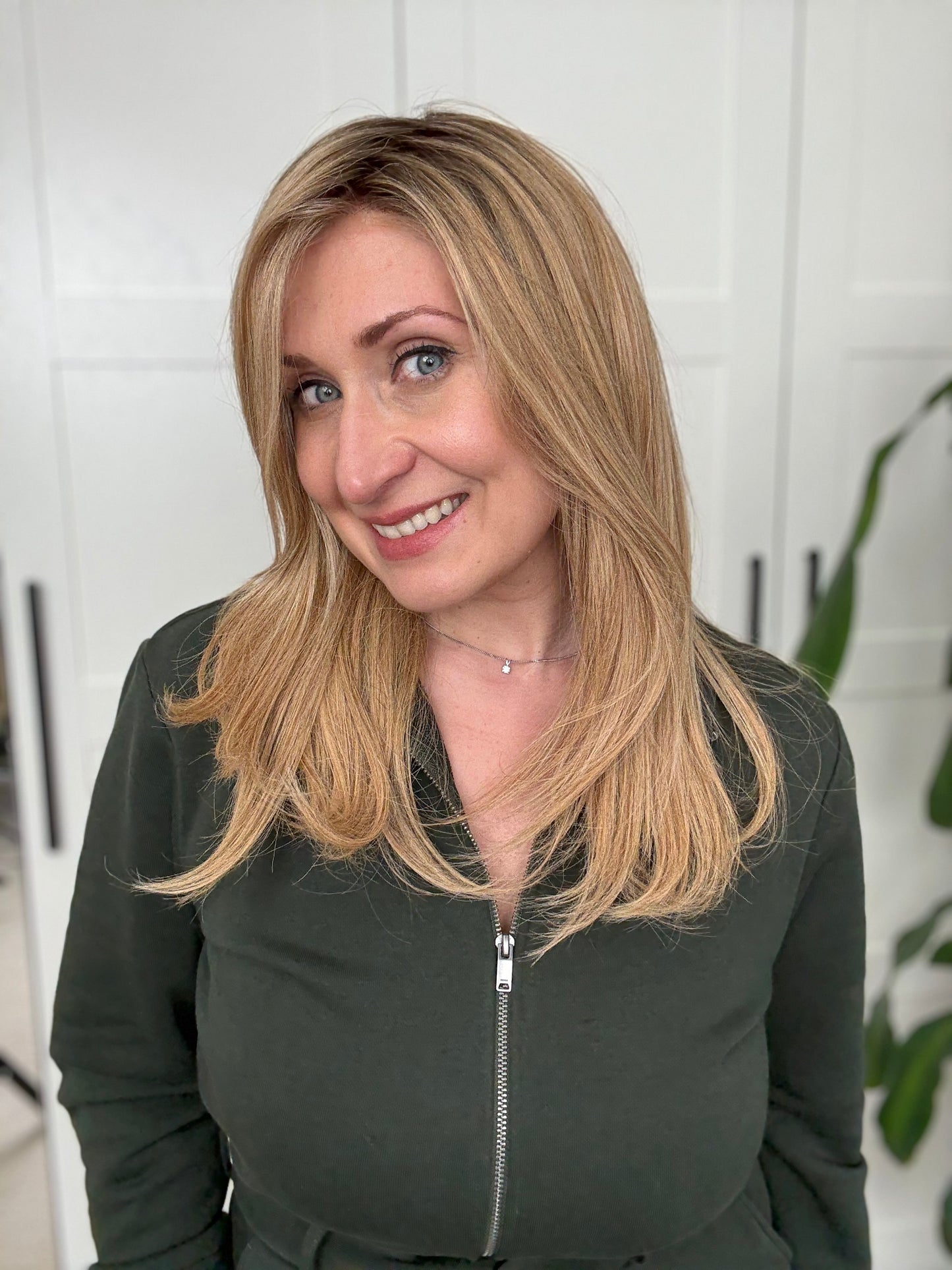 Ronnie Hand Tied Indian Human Hair Wig 17" long