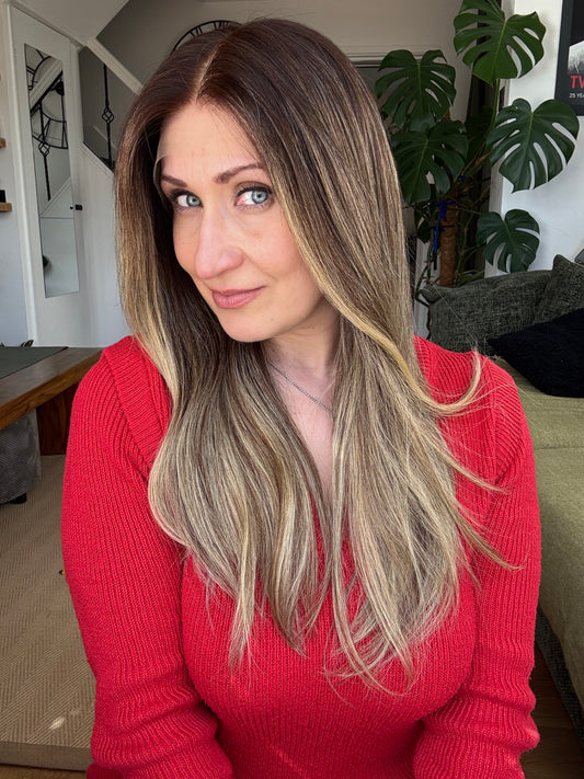 Kim Lace Top Wig Hecha a pedido
