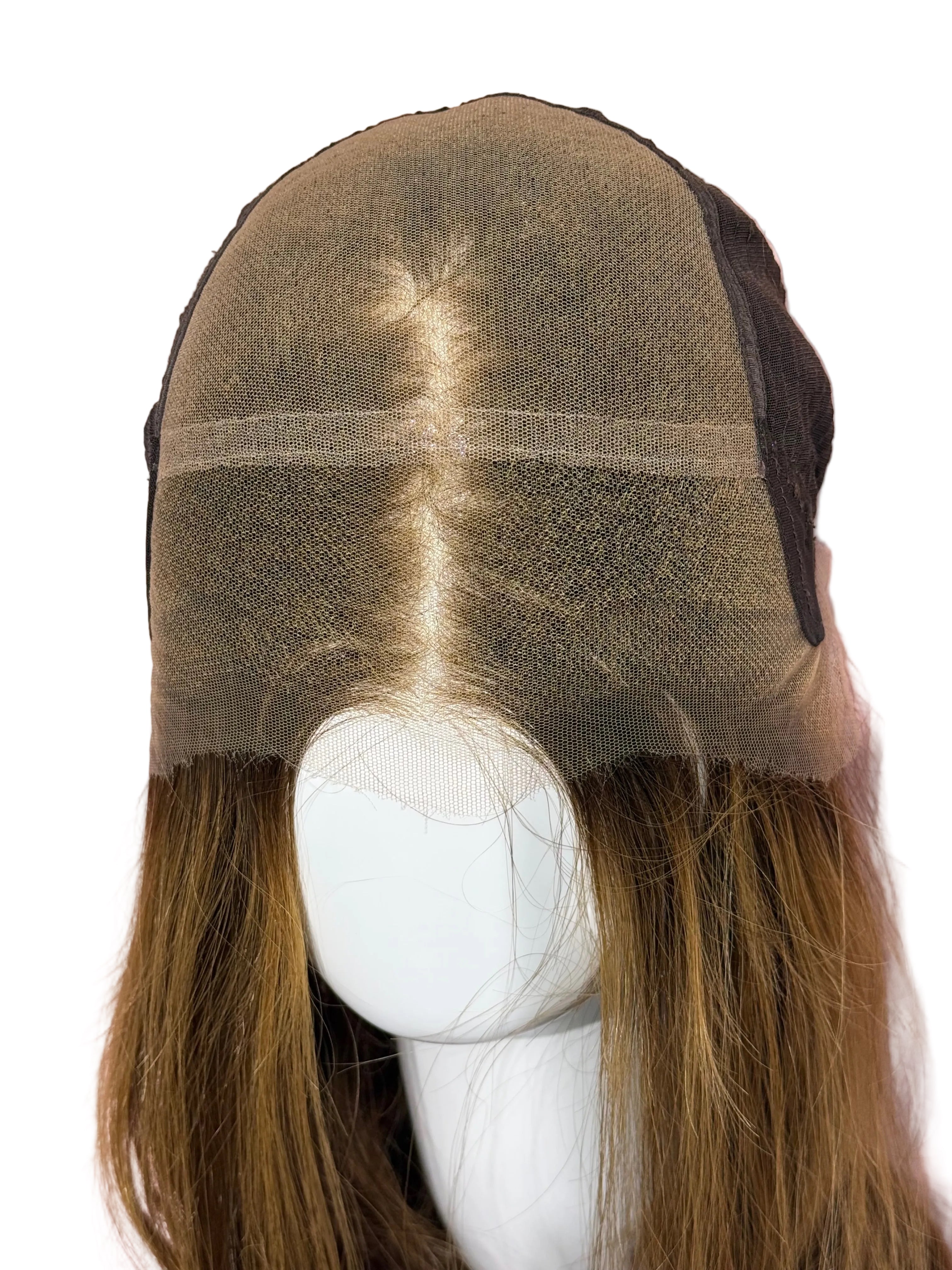 Autumn HD Lace Top 20” Long Premium Human Hair Wig (Small)