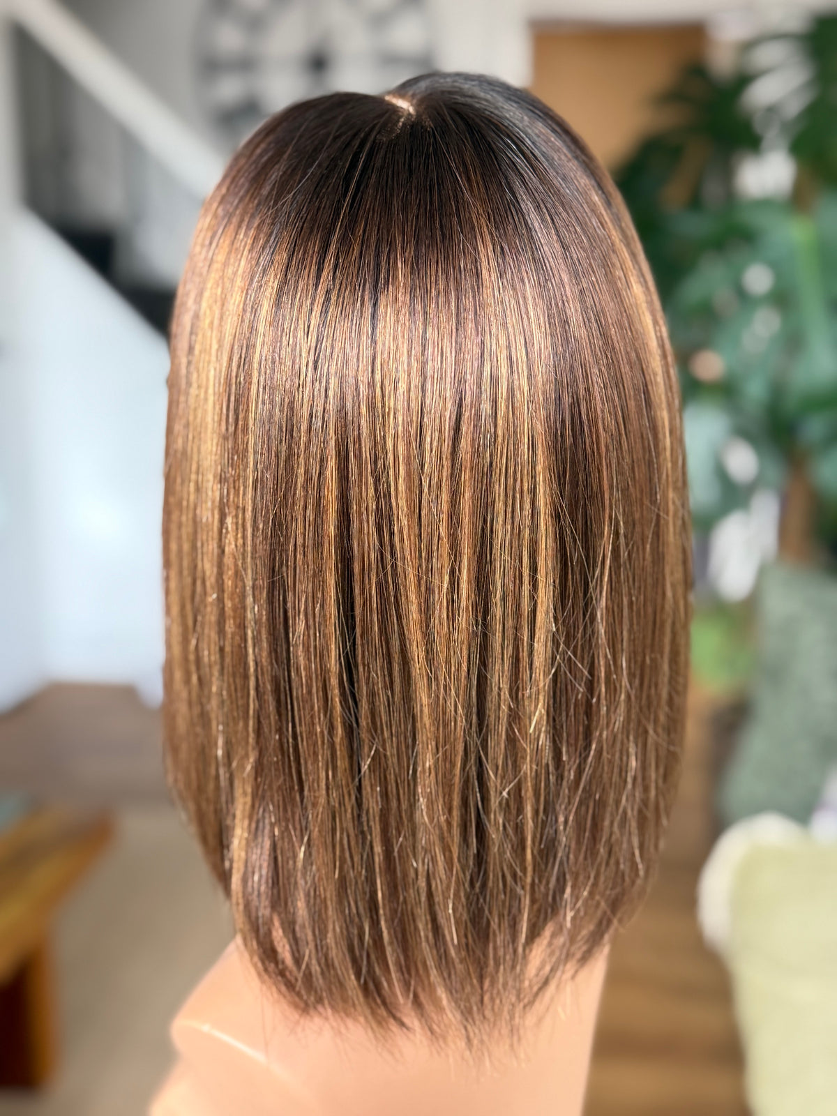 Jessica Glueless 5x5 Lace Top Wig 12" Long BOB (Small)