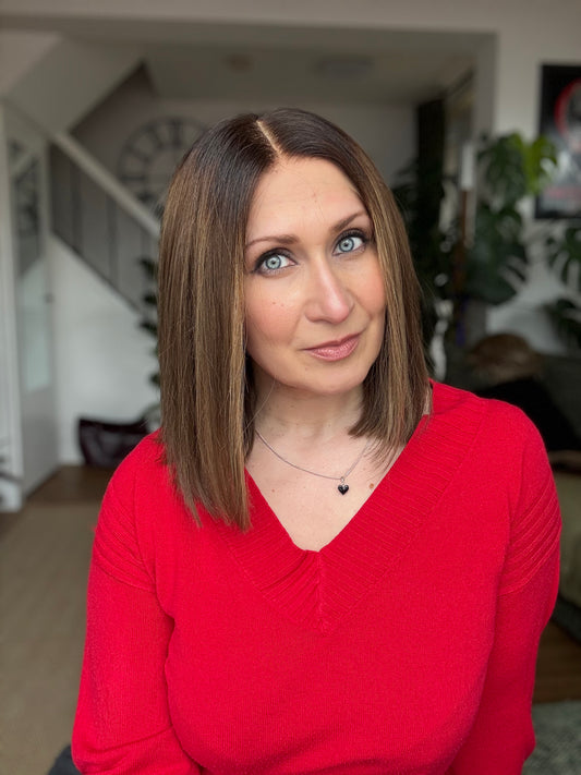 Bobby 10” BOB Cut Full Lace Lace Top Wig (Small)