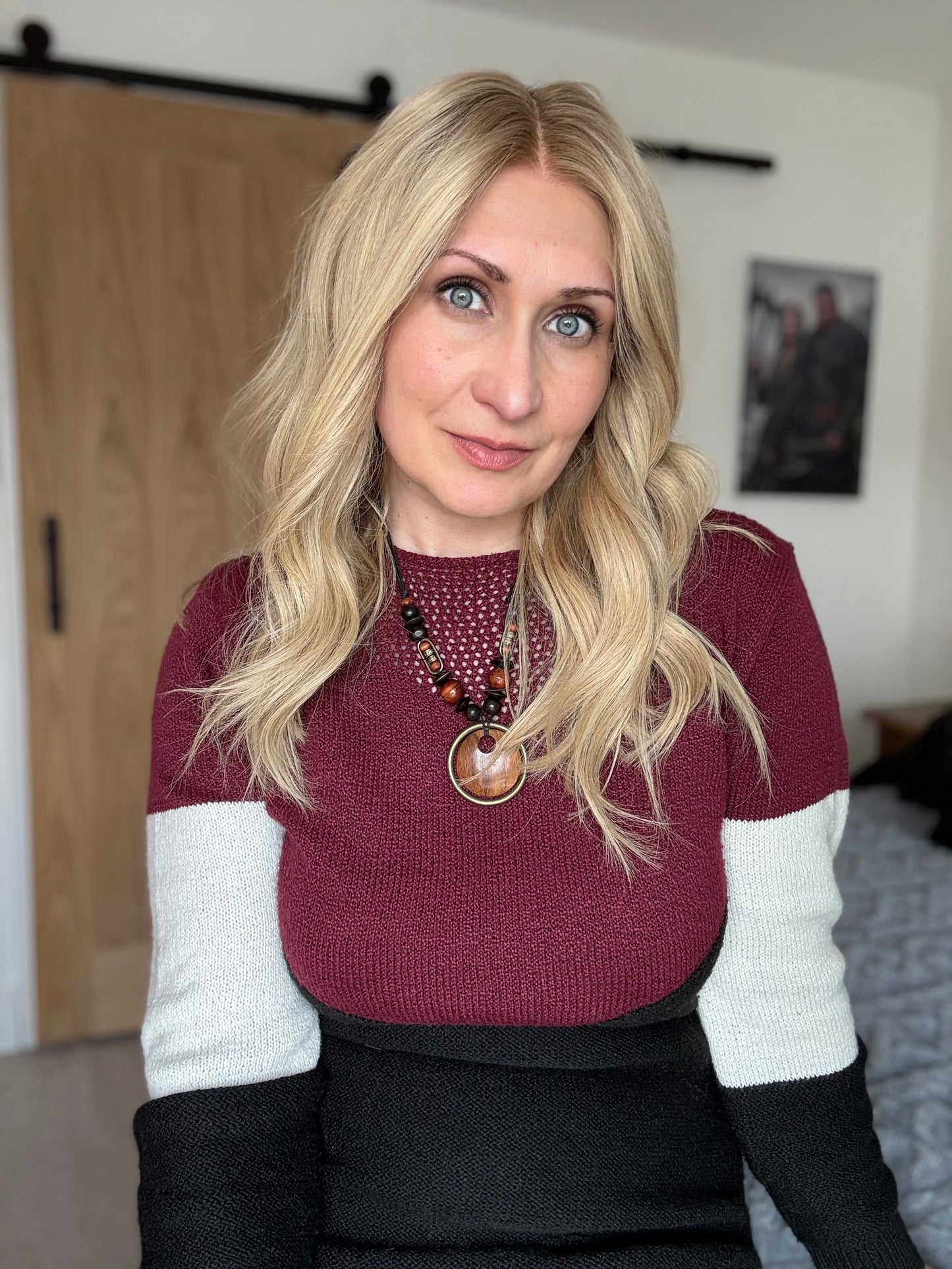 Claire Deluxe - Full Lace Top 16" Long Human Hair Wig (Small)