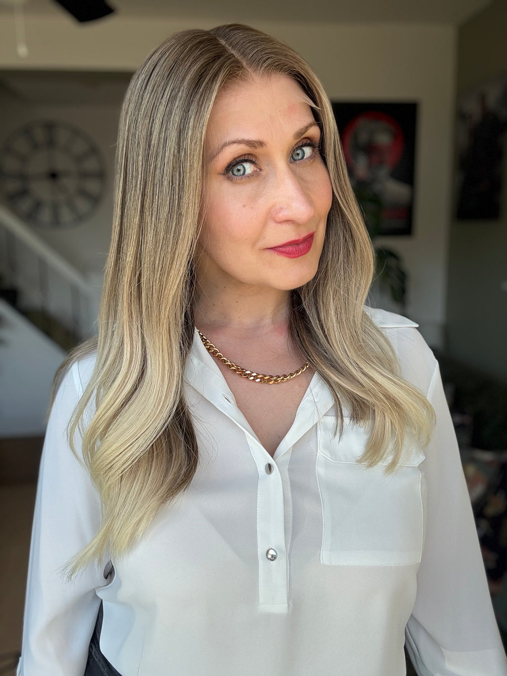 Diana Glueless 13x6 Lace Top Wig 18” Long (Medium 22.5")