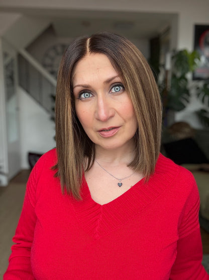 Bobby 10” BOB Cut Full Lace Lace Top Wig (Small)