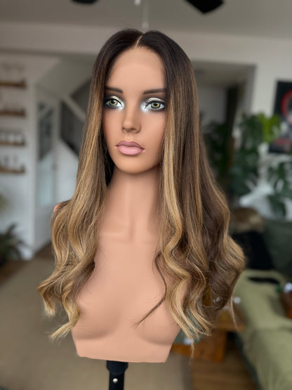 Bella Glueless 5x5 Lace Top Wig 18" (Small)