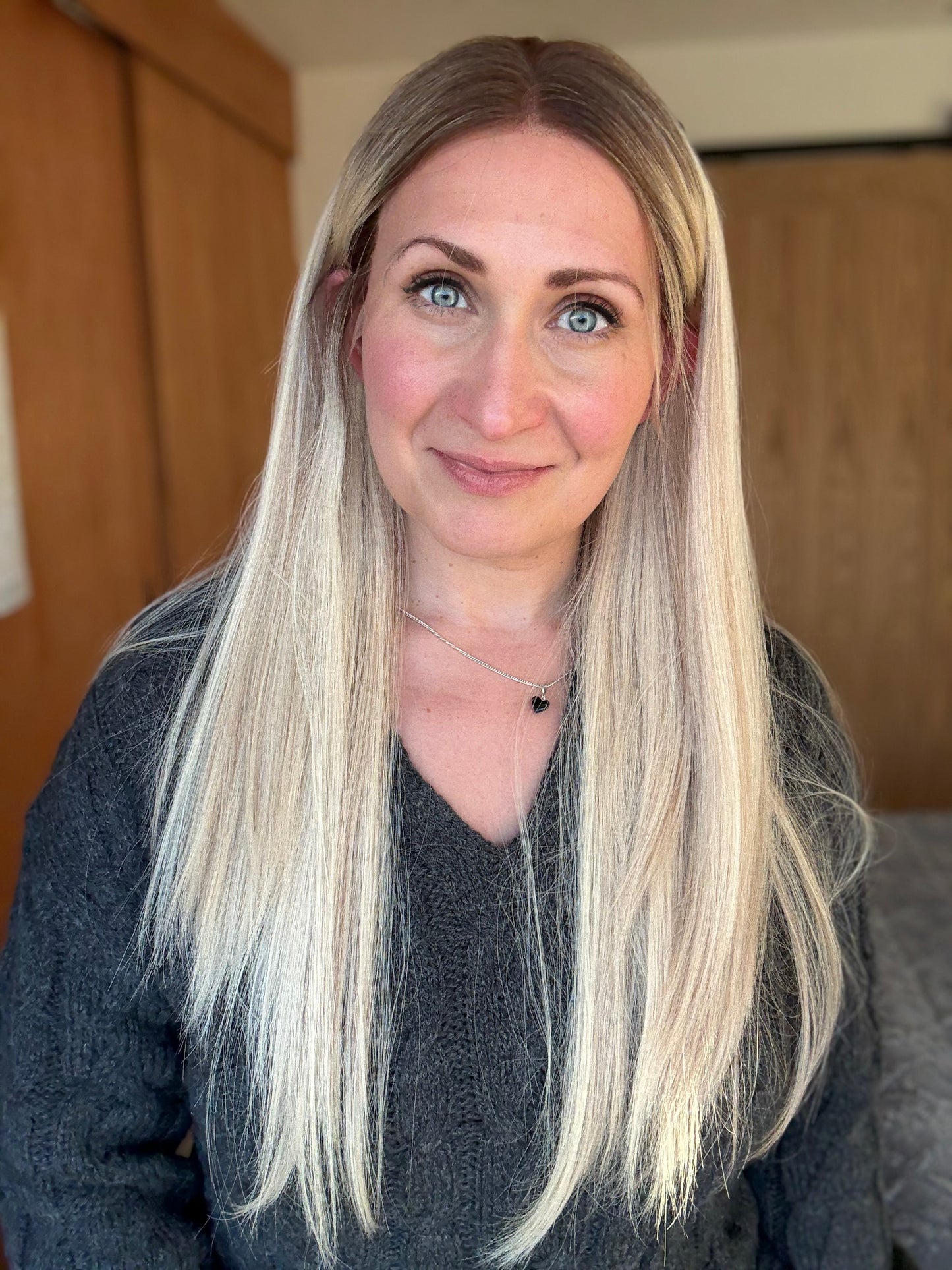 Kitty 22" Euro Remy Human Hair Lace Top Wig (Petite)