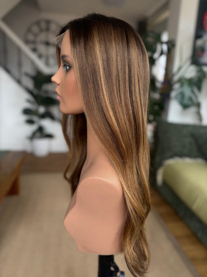 Bella Glueless 5x5 Lace Top Wig 24" Long (Small)