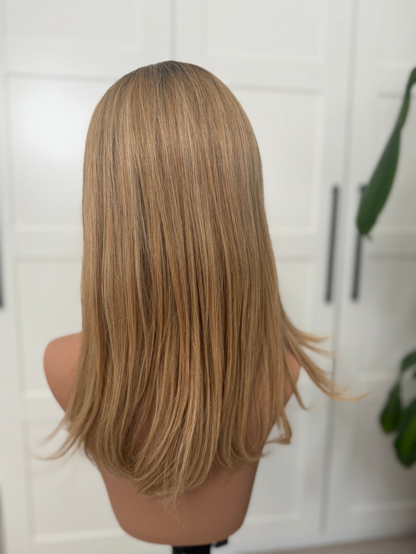 Ronnie Hand Tied Indian Human Hair Wig 17" long