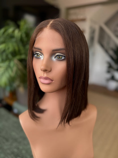 Lizzy Human Hair Wig Made to order