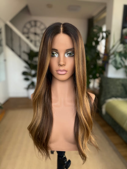 Bella Glueless 5x5 Lace Top Wig 24" Long (Small)