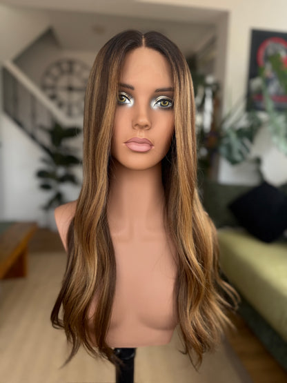 Bella Glueless 5x5 Lace Top Wig 24" Long (Small)