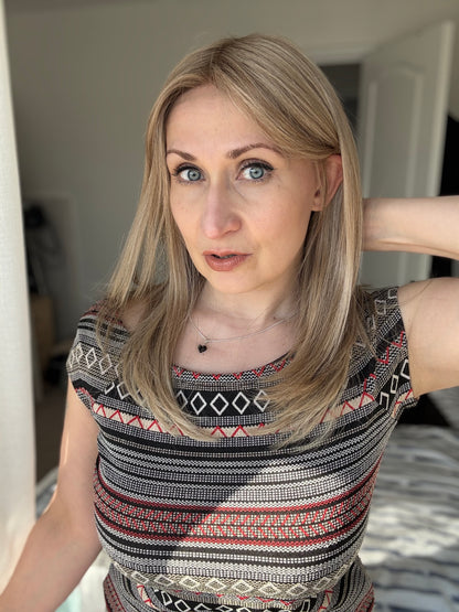 Natalie 100% Hand-Tied Lace Wig With Diamond Lace Top