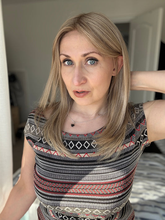 Natalie 100% Hand-Tied Lace Wig With Diamond Lace Top