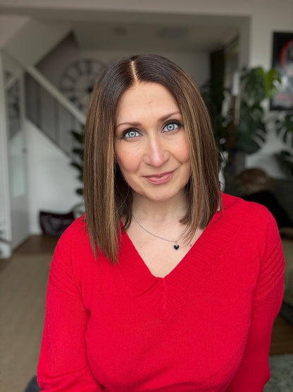 Bobby 10” BOB Cut Full Lace Lace Top Wig (Small)