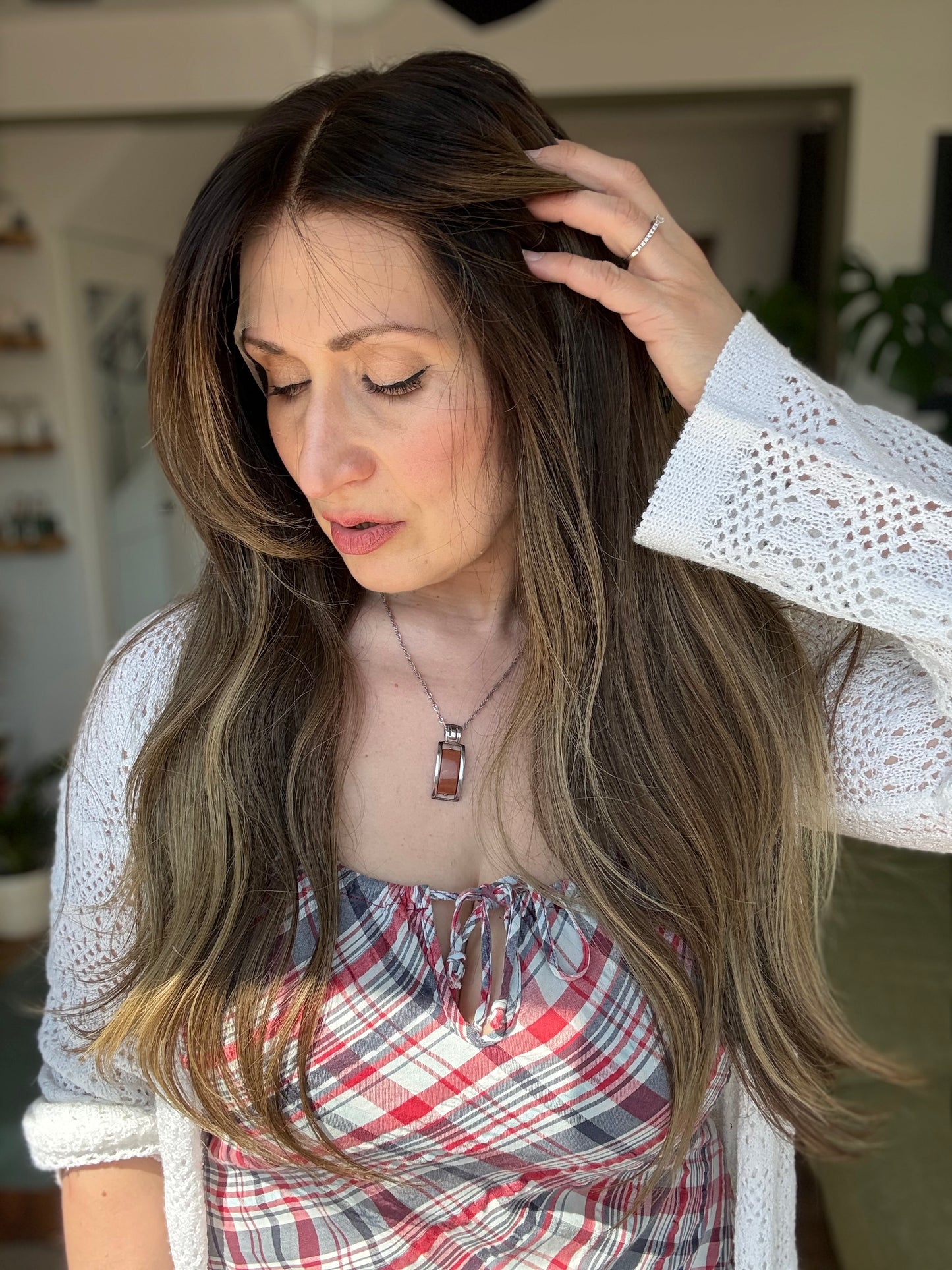 Bella Glueless Hand tied Lace Top Wig 20" (Small)