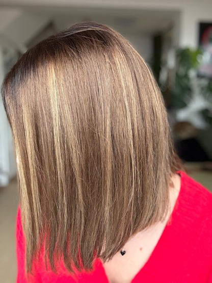 Bobby 10” BOB Cut Full Lace Lace Top Wig (Small)