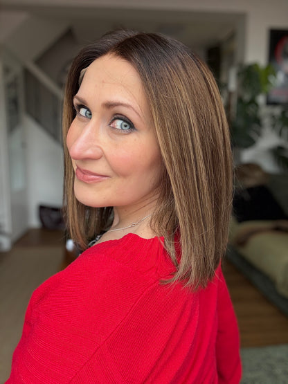 Bobby 10” BOB Cut Full Lace Lace Top Wig (Small)