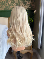 Luna Glueless Lace Top Human Hair Wig 18" Long (Small)