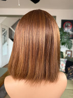 Peluca Laura Glueless Lace Top 10" BOB larga (pequeña - 21.5")