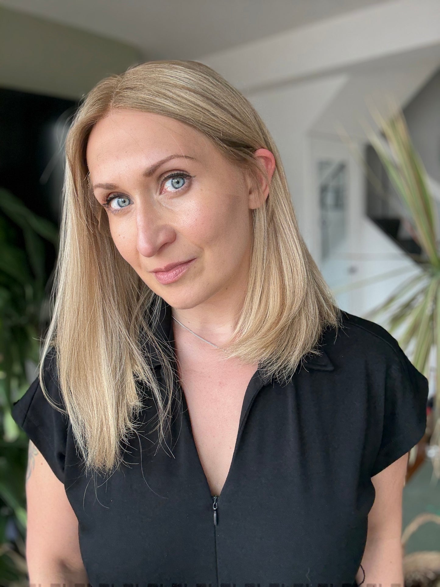 Esther Lace Top 15 Inch Long EURO Remy Human Hair wig (S)