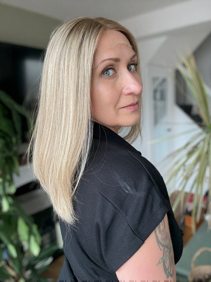 Esther Lace Top 15 Inch Long EURO Remy Human Hair wig (S)