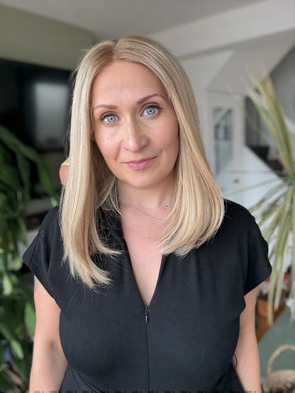 Esther Lace Top 15 Inch Long EURO Remy Human Hair wig (S)