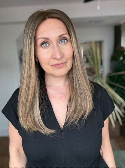 Eva Lace Top 18 Inch Long EURO Remy Human Hair Wig