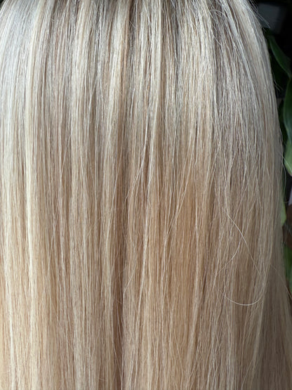 Elena Lace Top 17 Inch Long EURO Remy Human Hair Wig (Small)