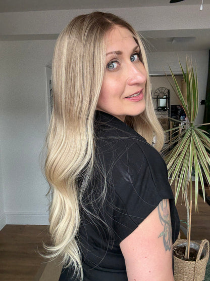 Christina Glueless Lace Top Wig 22" Long Wig (Small)