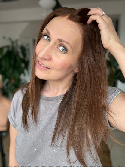 Roxy - Full Lace Top 14" Long Human Hair Wig (Small)