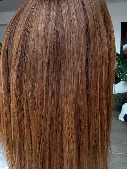 Roxy - Full Lace Top 14" Long Human Hair Wig (Small)