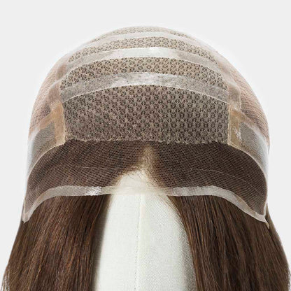 Natalie 100% Hand-Tied Lace Wig With Diamond Lace Top