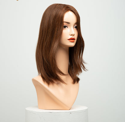 Ronnie Hand Tied Indian Human Hair Wig 17" long