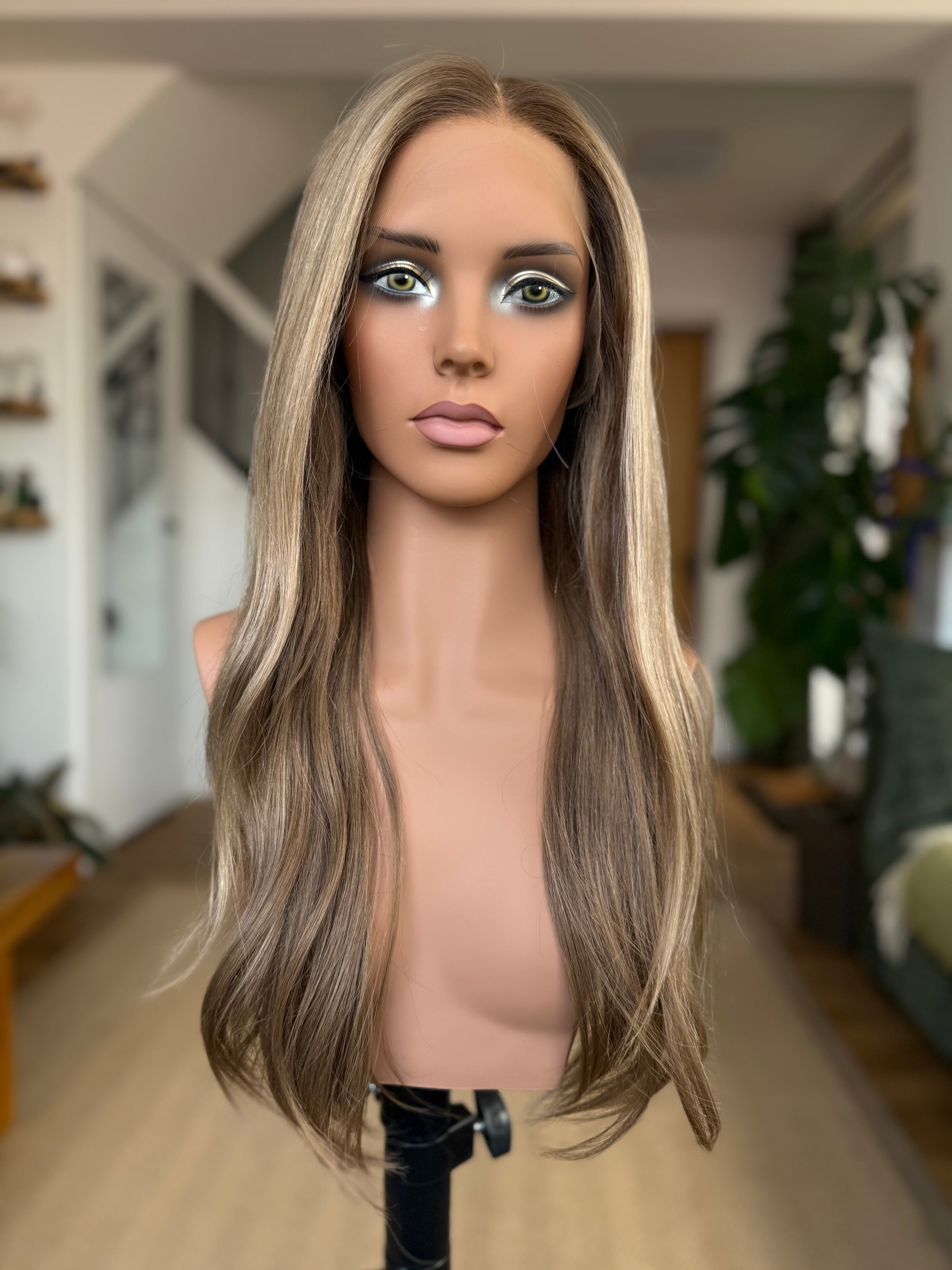 Amber 13x6 Lace Top Wig - 24’’ Long (Medium) - Human Hair Wig