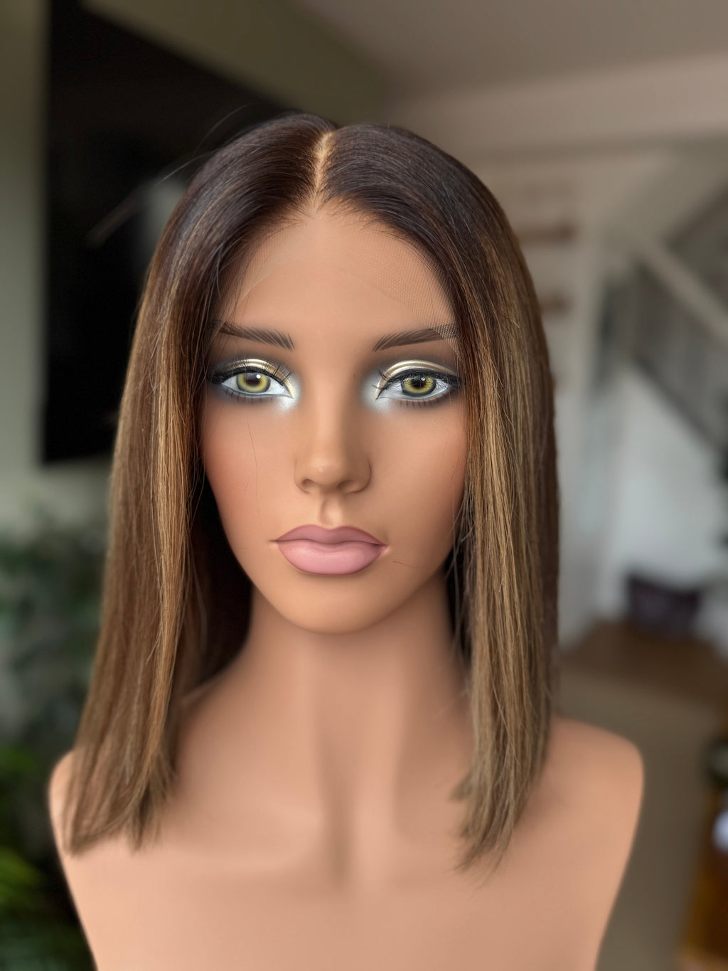 Bobby 10” BOB Cut Full Lace Lace Top Wig (Small) - Human Hair Wig