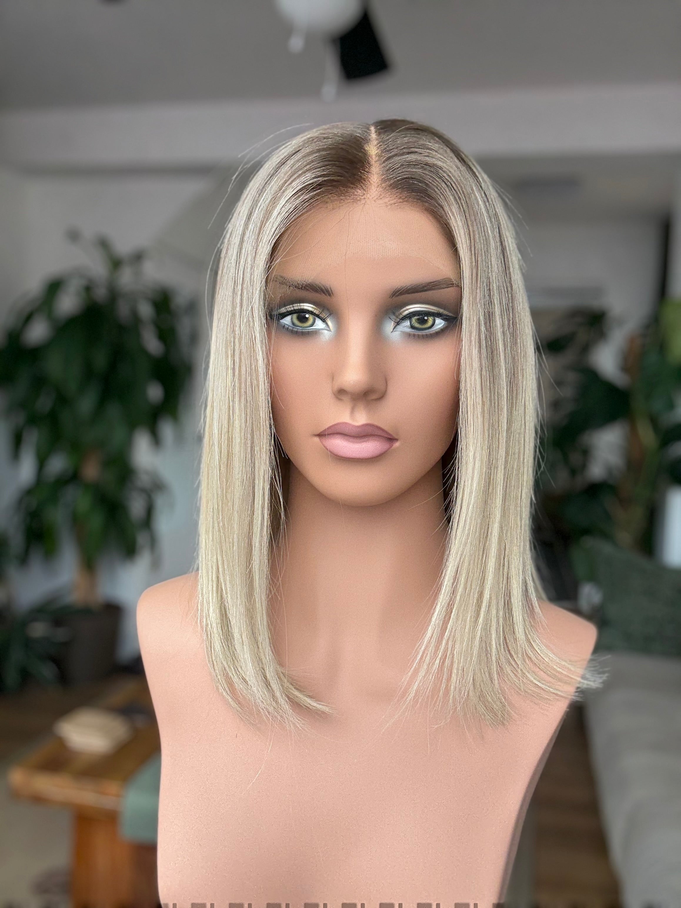 Camila BOB Cut Glueless 5x5 Lace Top Wig 12’’ (Small) - Human Hair Wig
