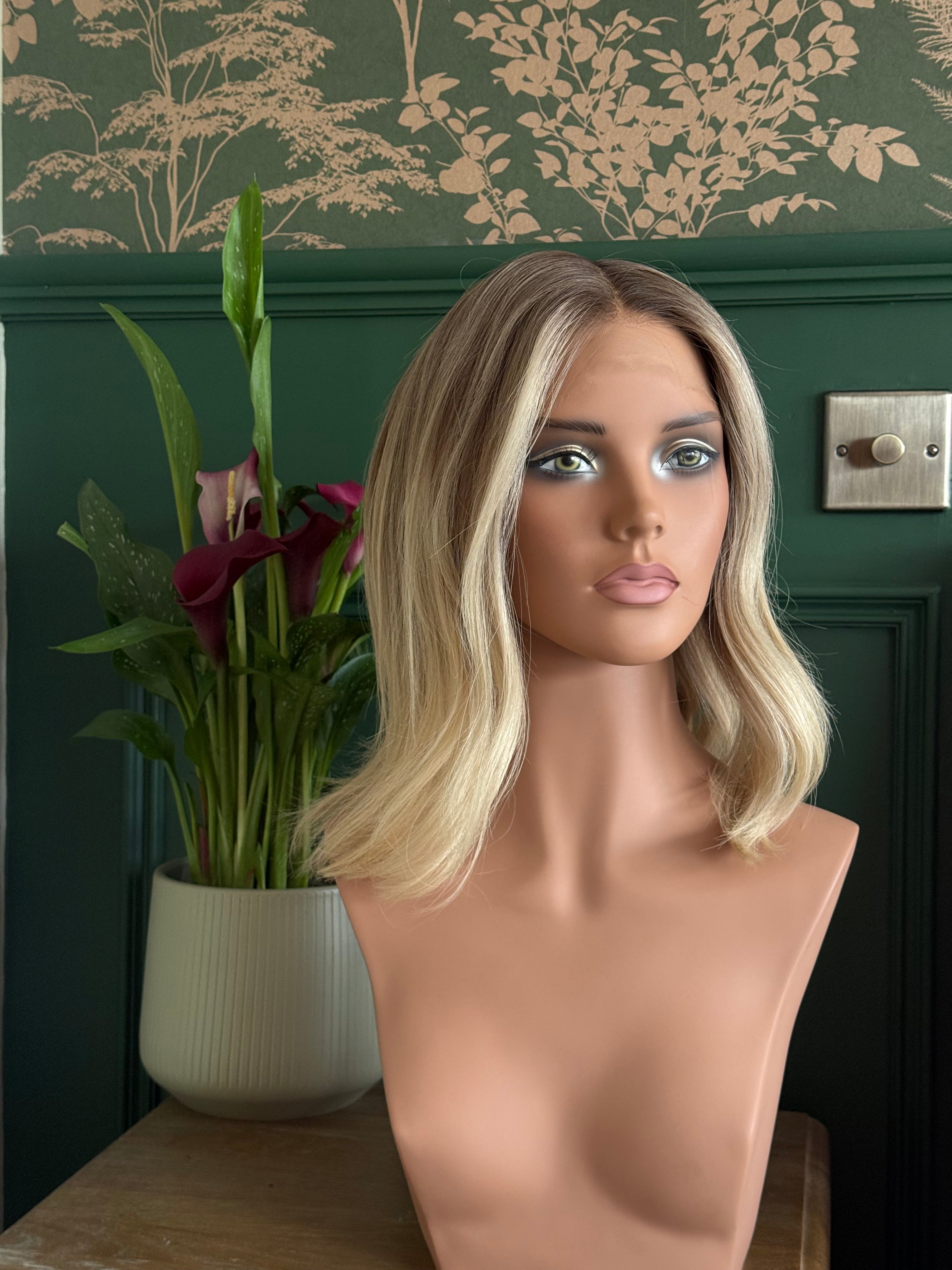Camila BOB Cut Glueless 5x5 Lace Top Wig 12’’ (Small) - Human Hair Wig