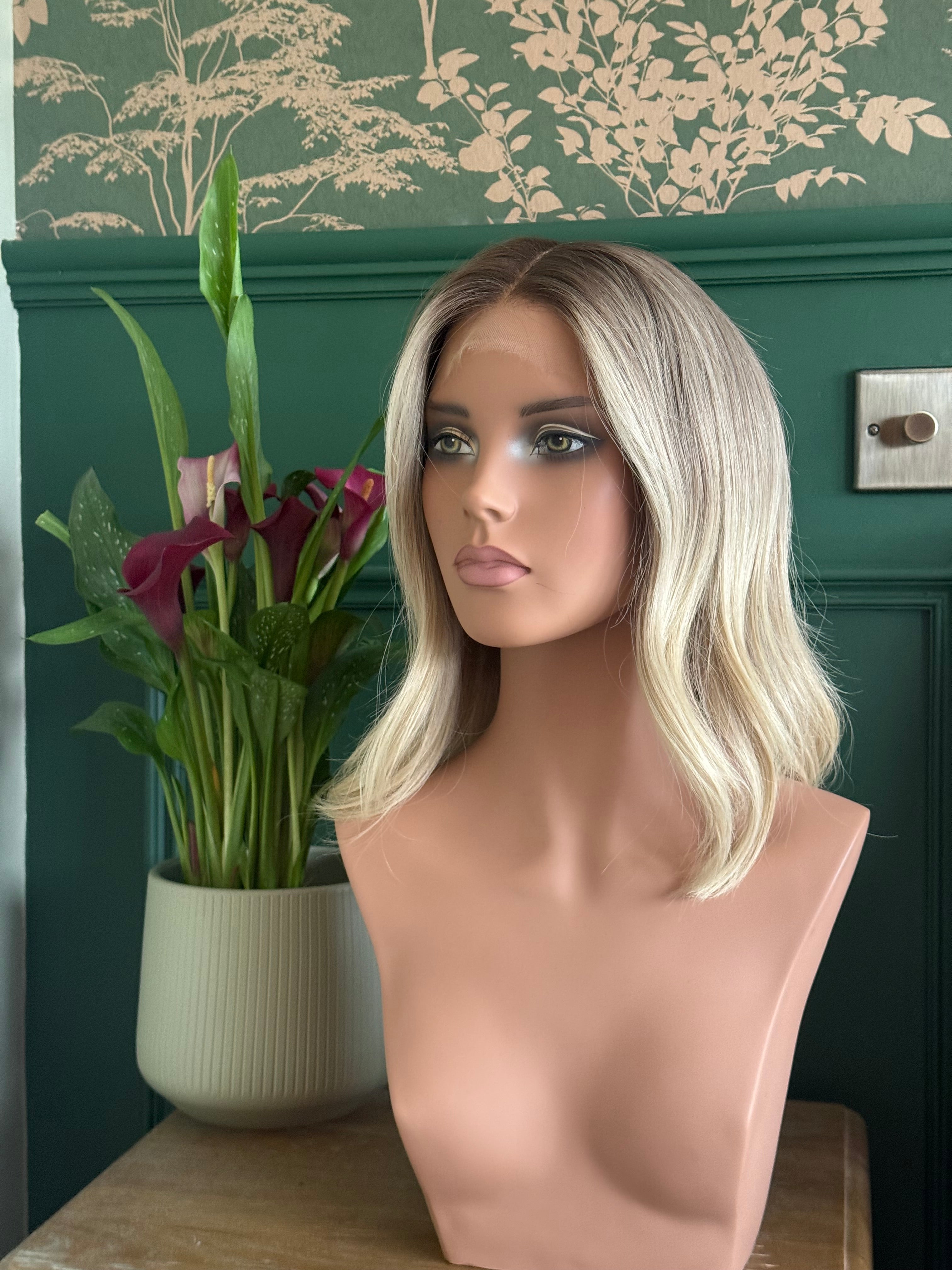 Camila BOB Cut Glueless 5x5 Lace Top Wig 12’’ (Small) - Human Hair Wig
