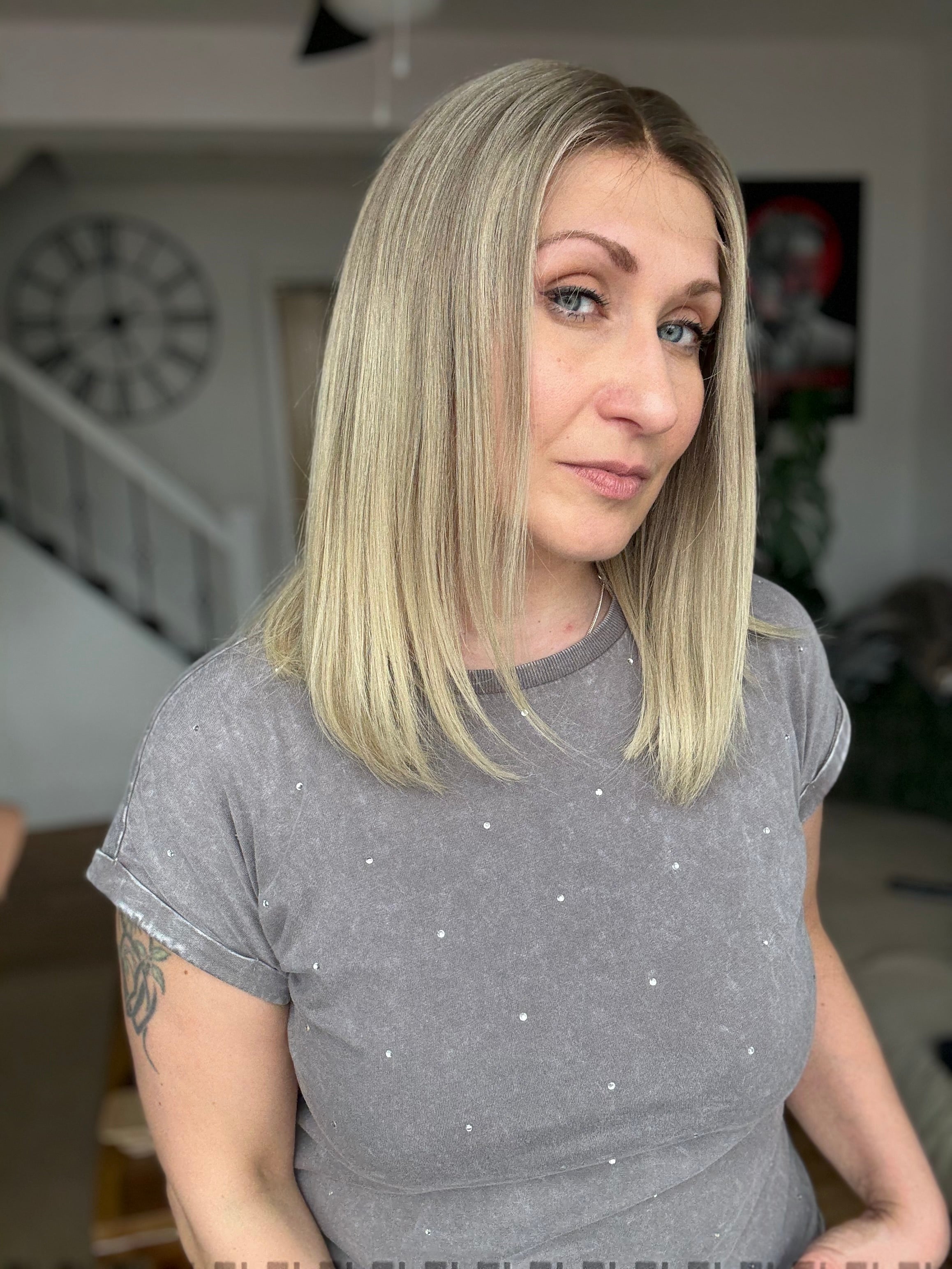 Camila BOB Cut Glueless 5x5 Lace Top Wig 12’’ (Small) - Human Hair Wig
