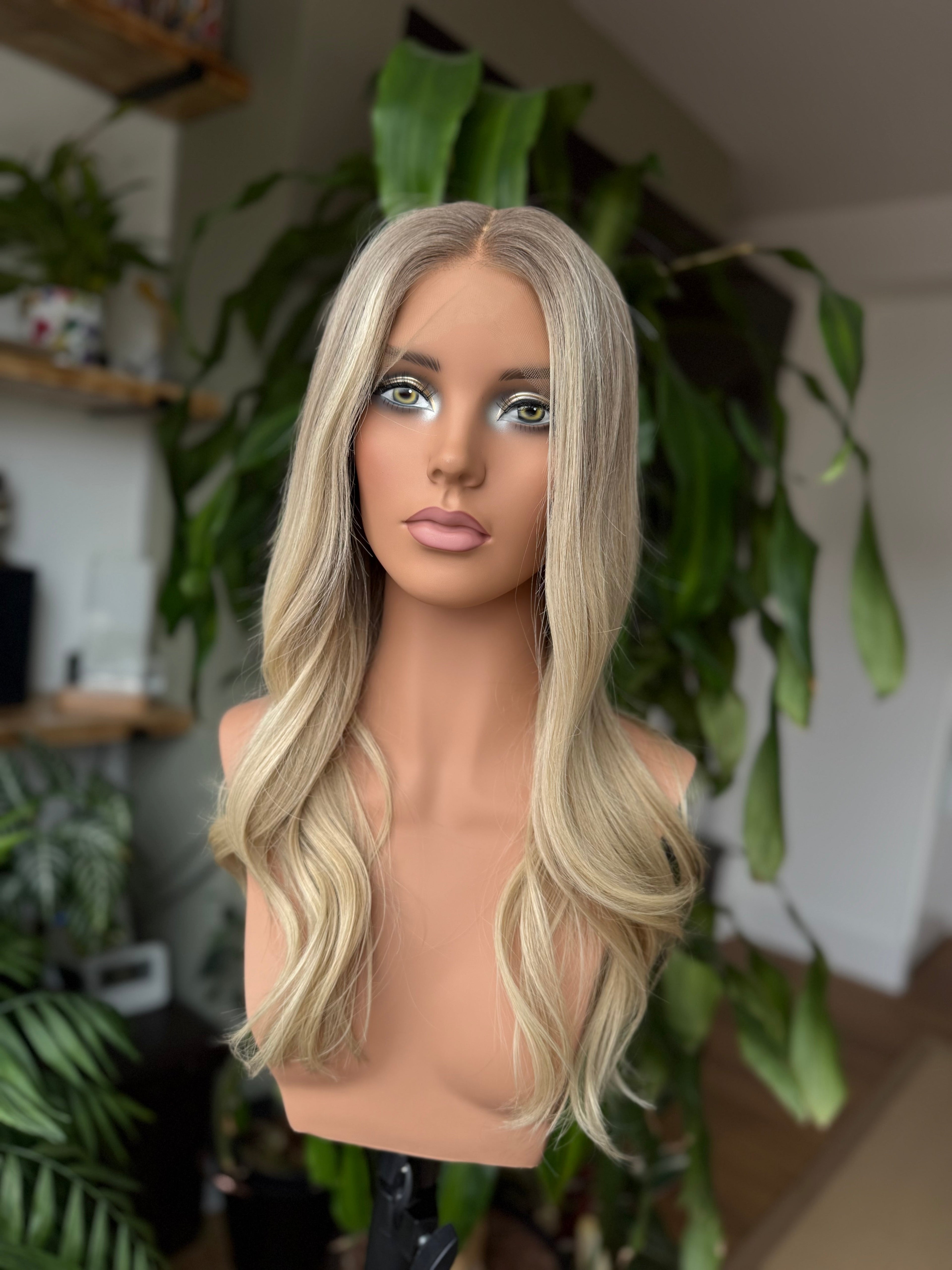 Camila Full Lace Top Wig 18’’ Small Cap - Human Hair Wig