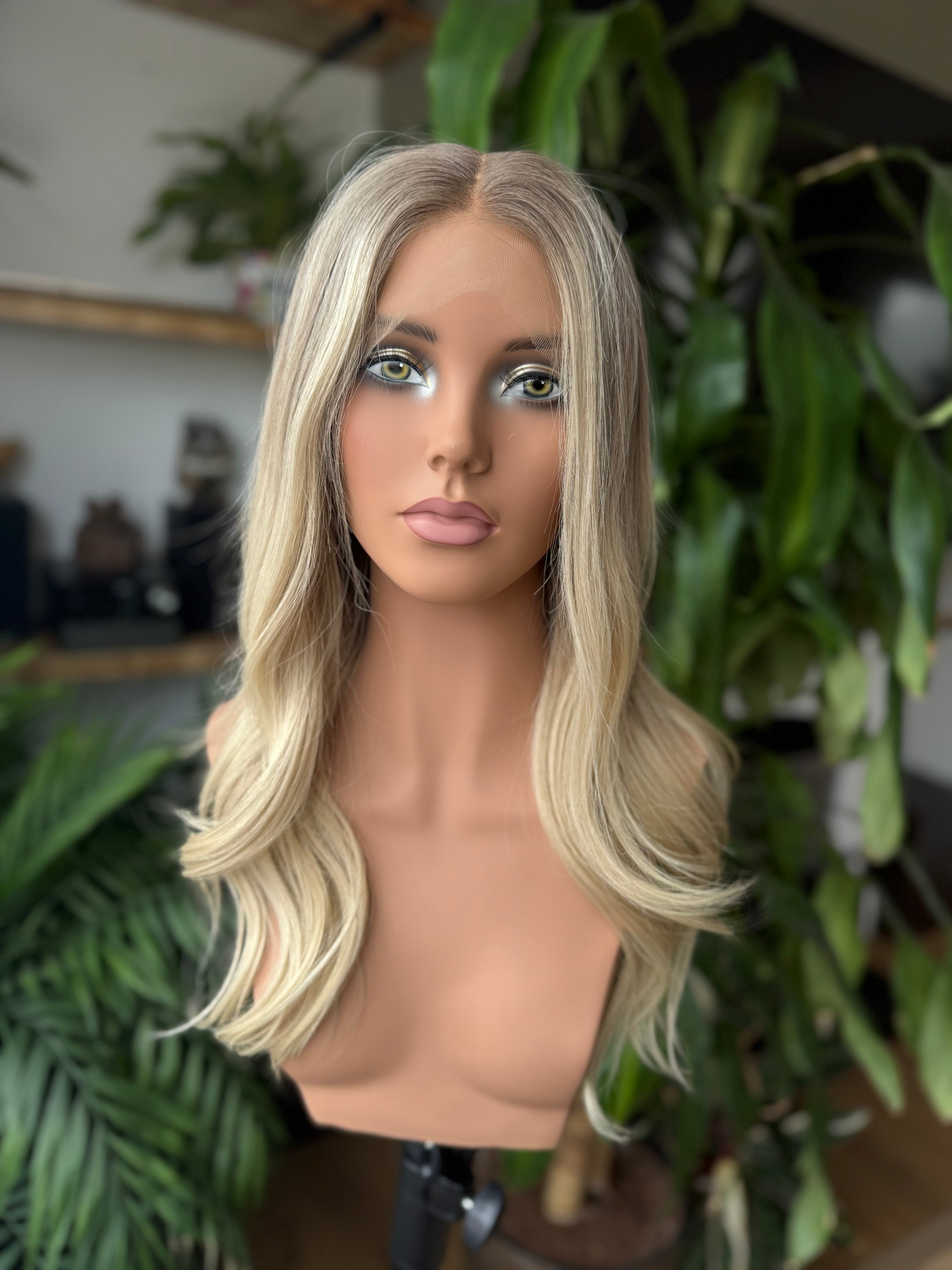 Camila Full Lace Top Wig 18’’ Small Cap - Human Hair Wig
